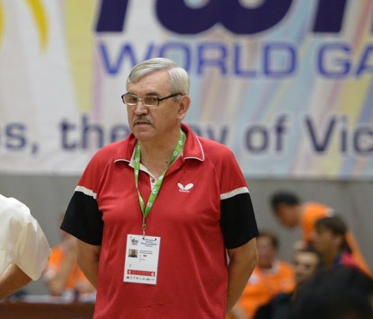 Старший тренер сборной команды России по настольному теннису В.Н. Вишняков: «Одна золотая и две серебряные медали – это примерно то, на что мы изначально рассчитывали на чемпионате мира по настольному теннису среди спортсменов с ПОДА и ИН»