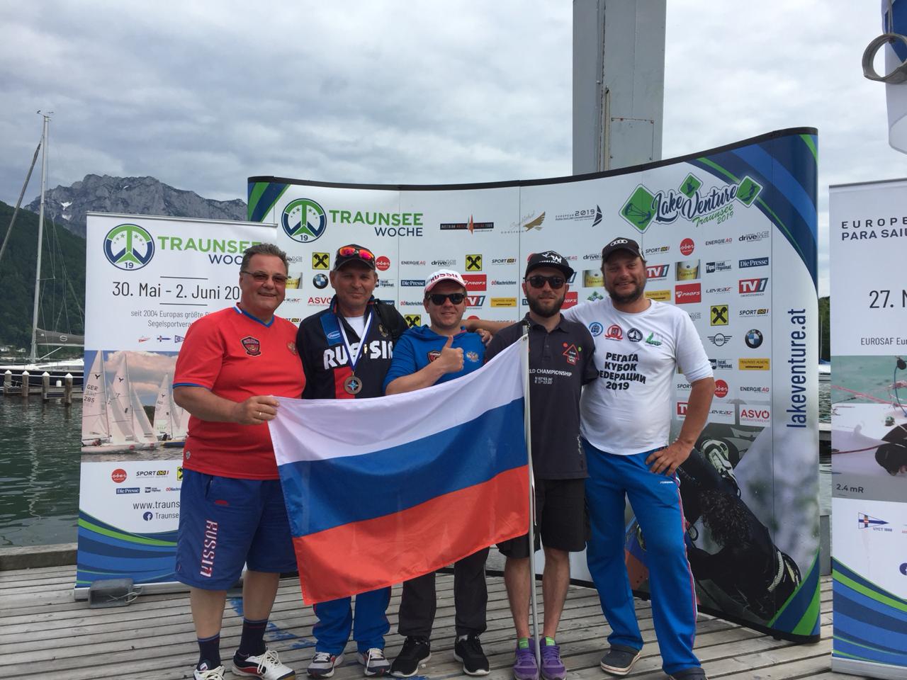 Сборная команда России по парусному спорту лиц с ПОДА завоевала бронзовую медаль на чемпионате Европы в Австрии