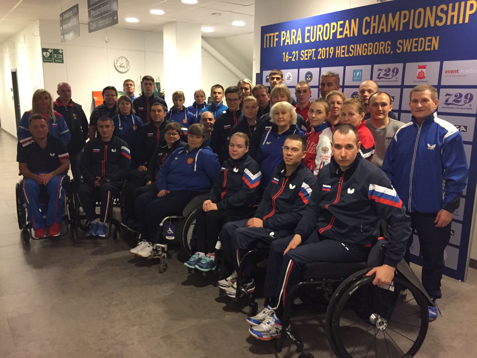 Сборная команда России по настольному теннису спорта лиц с ПОДА примет участие в чемпионате Европы в Швеции