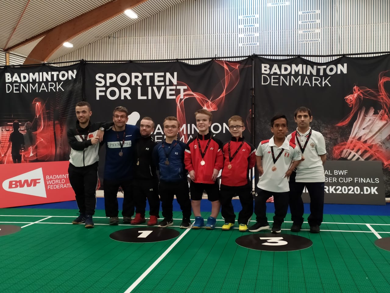 4 бронзовые медали завоевала сборная команда России по пара-бадминтону на международных соревнованиях в Дании