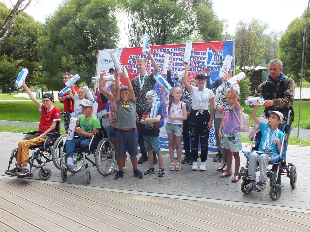 В Псковской области завершились Всероссийские детско-юношеские соревнования по спортивному ориентированию спорта лиц с ПОДА 