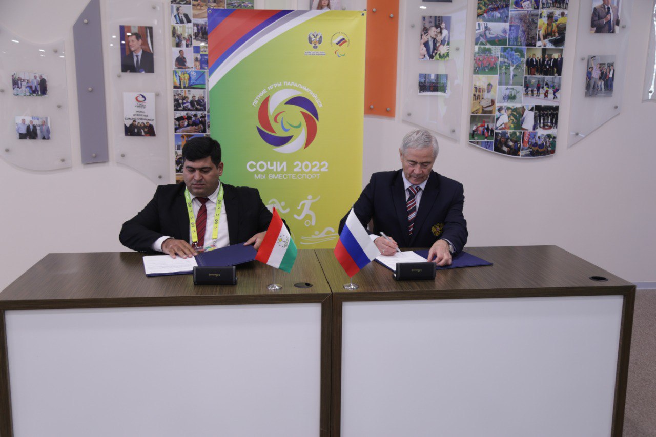 ТАСС: Паралимпийские комитеты России и Таджикистана заключили соглашение о сотрудничестве 
