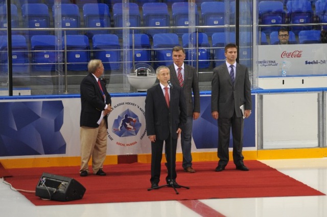 П. А. Рожков в г. Сочи принял участие в церемонии открытия международного турнира "Четырех наций" по хоккею-следж