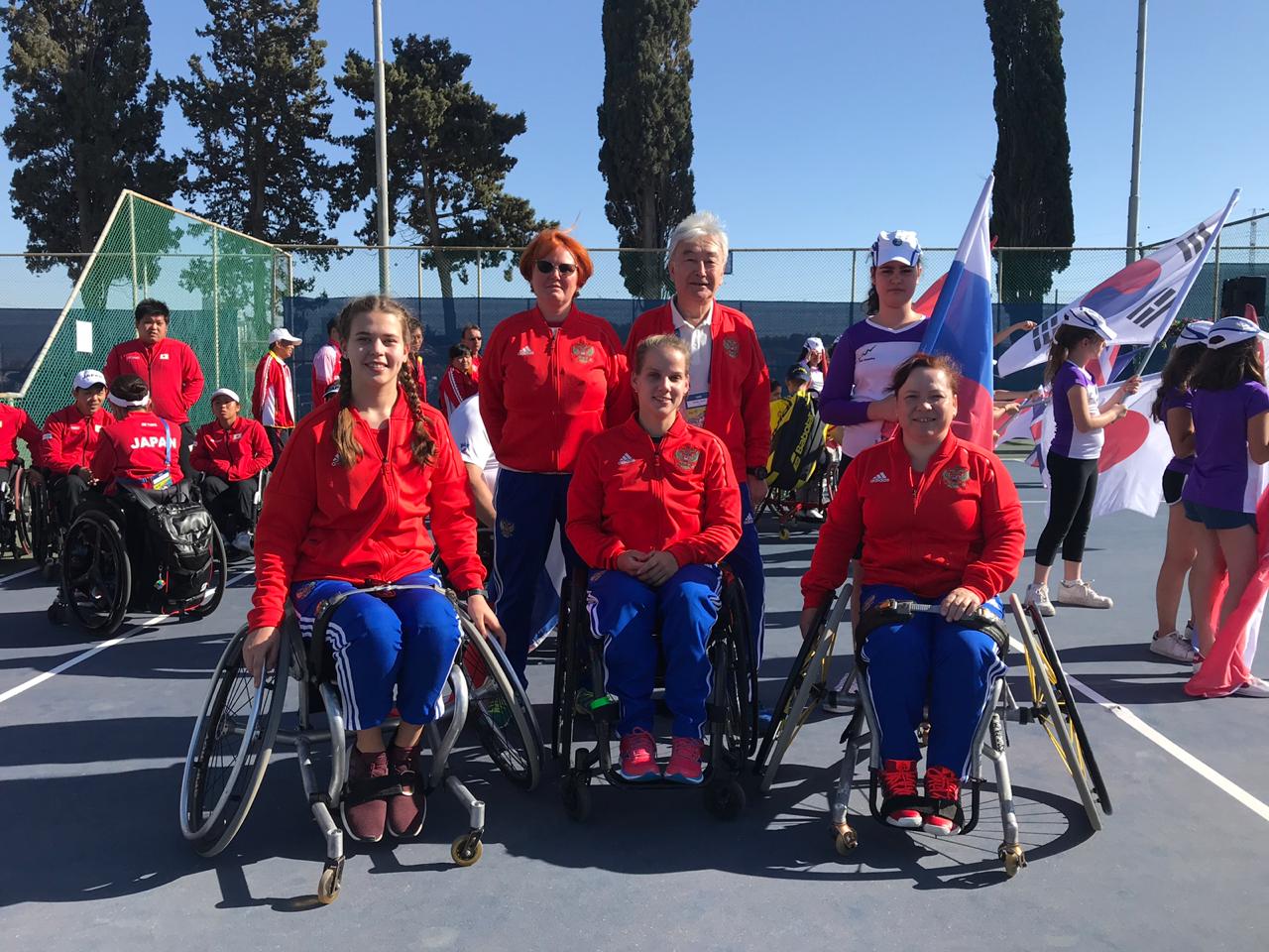 Женская сборная команда России по теннису на колясках заняла 9 место на Кубке мира в Израиле