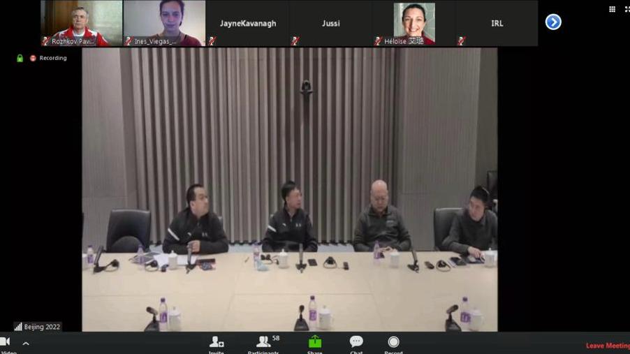П.А. Рожков принял участие в виртуальном брифинге Оргкомитета «Пекин-2022» по спортивному объекту Genting Snow Park & Shougang Big Air, на котором состоятся соревнования по парасноуборду