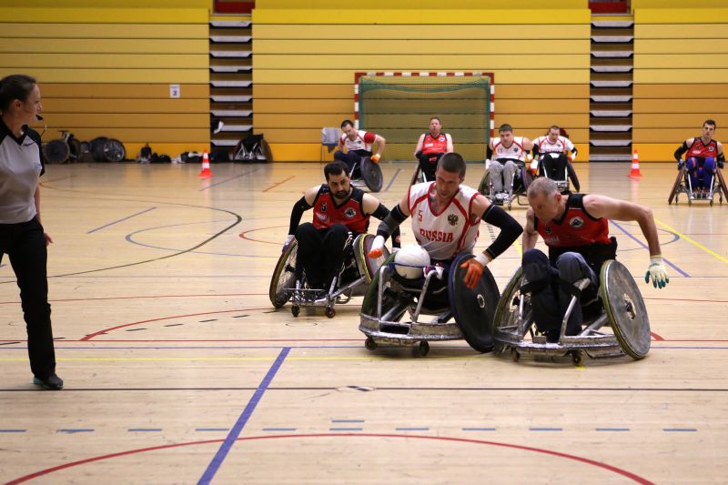 Сборная команда России заняла четвертое место на крупном международном турнире по регби на колясках в Голландии