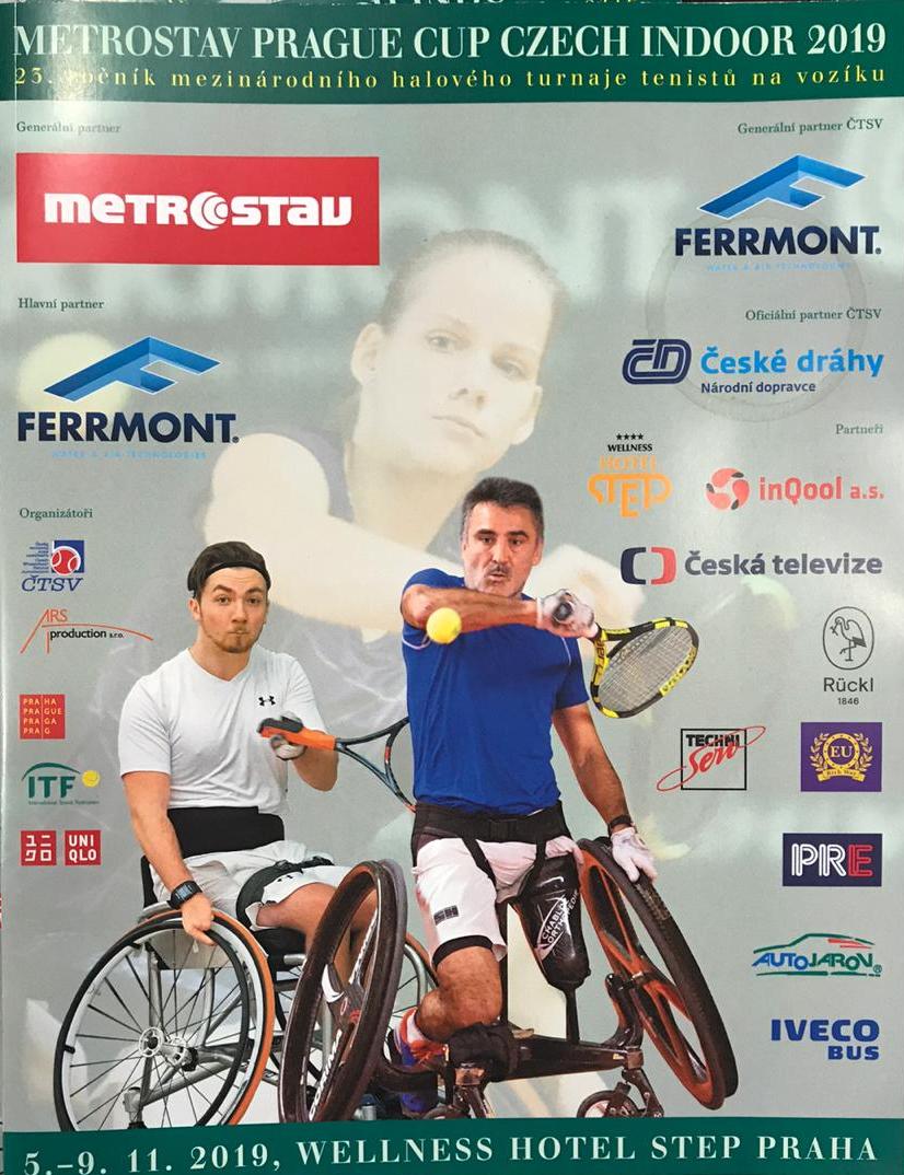 3 российских спортсмена принимают участие в международном турнире по теннису на колясках Prague Cup Czech Indoor