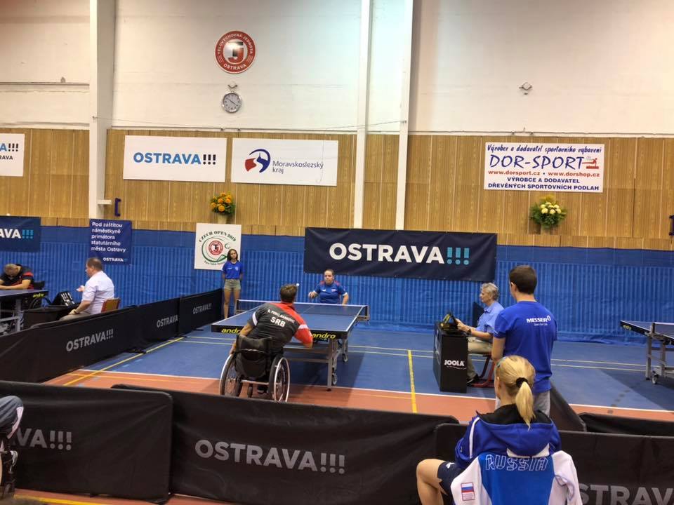 2 золотые, 3 серебряные и 8 бронзовых медалей завоевала сборная команда России по настольному теннису спорта лиц с ПОДА и ИН на международном турнире Czech Open