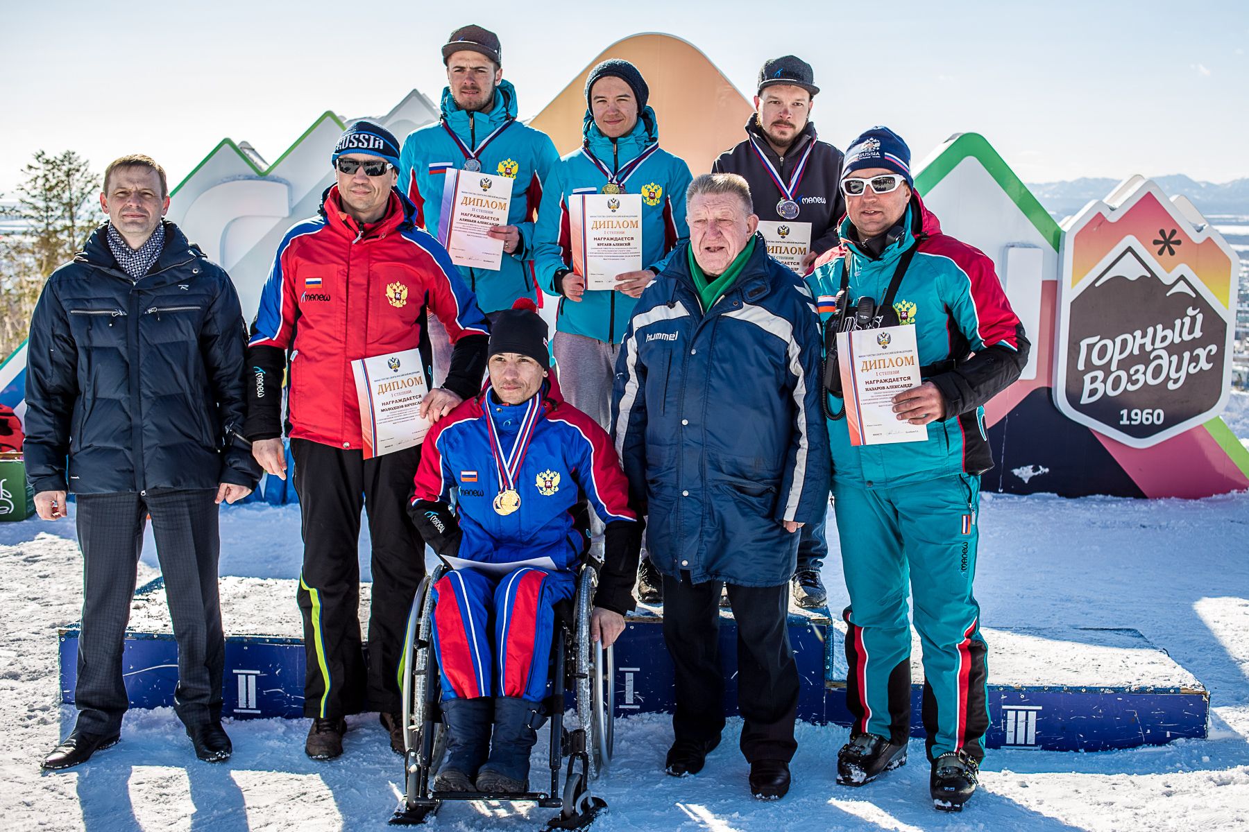 Определены победители чемпионата России по горнолыжному спорту и сноуборду среди лиц с ПОДА