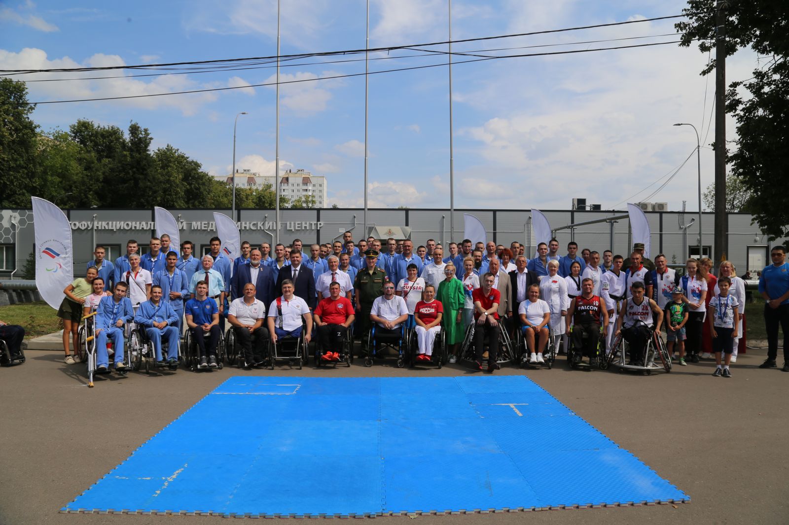 ПКР в г. Подольске в Военно-клиническом госпитале Министерства обороны Российской Федерации провел мастер-классы по адаптивным видам спорта для военнослужащих