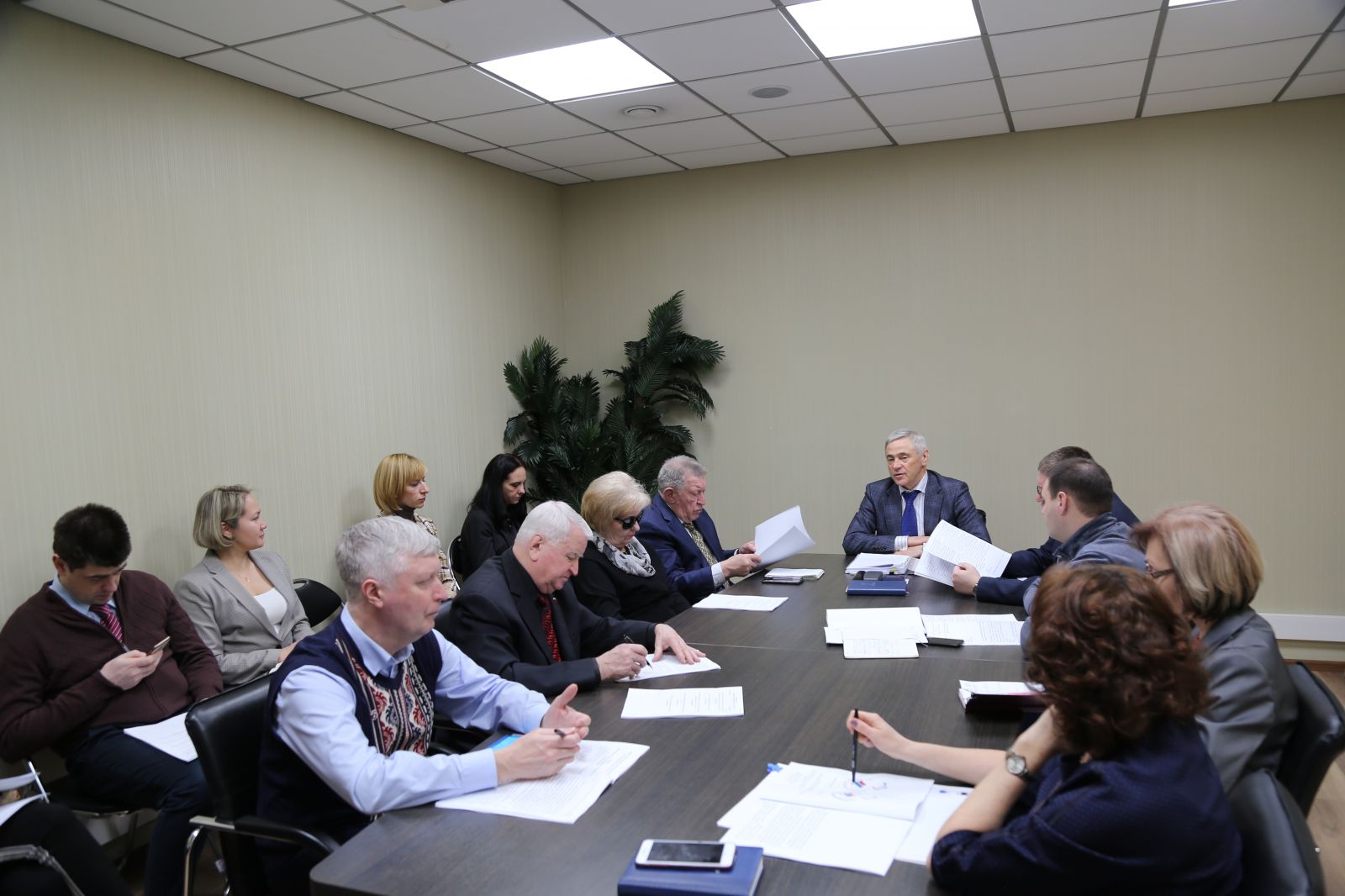 П.А. Рожков в офисе ПКР провел заседание Совета по координации программ, планов и мероприятий ПКР