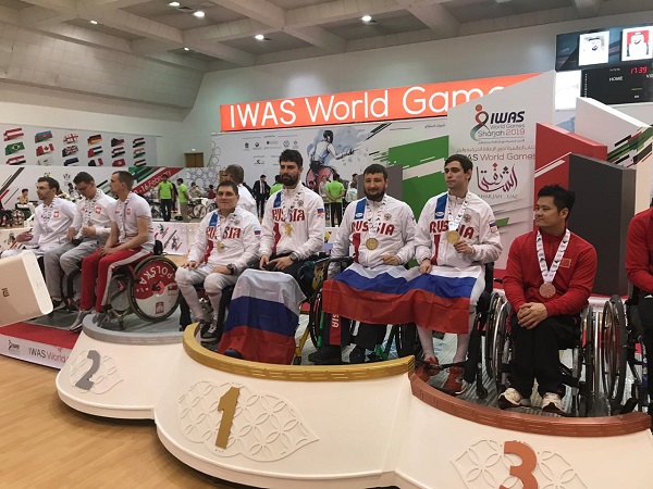 Российские фехтовальщики завоевали 6 золотых, 2 серебряные и 10 бронзовых медалей на Всемирных играх колясочников и ампутантов IWAS в г. Шарджа (ОАЭ)