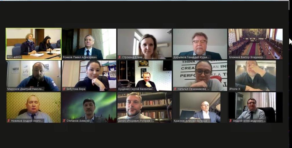 А.А. Строкин, П.А. Рожков в режиме видео-конференц-связи приняли участие в заседании Наблюдательного совета АНО «Спортивная Арбитражная Палата»