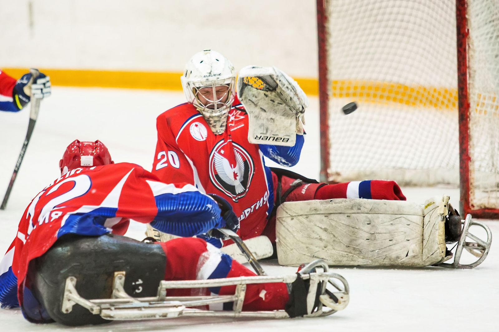 В Ижевске продолжается первый круг чемпионата России по следж-хоккею