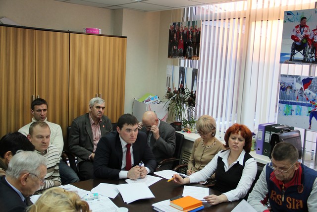 Л. Н. Селезнев в офисе Паралимпийского комитета России  провел  заседание Совета Всероссийской федерации спорта лиц с ПОДА  по вопросу  обсуждения  списочного состава российской спортивной делегации Федерации спорта лиц с ПОДА на XI Паралимпийских зимних 