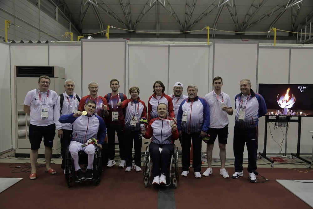 П.А. Рожков, А.А. Строкин посетили финалы соревнований по плаванию и фехтованию на колясках 2 соревновательного дня XVI Паралимпийских игр в г. Токио