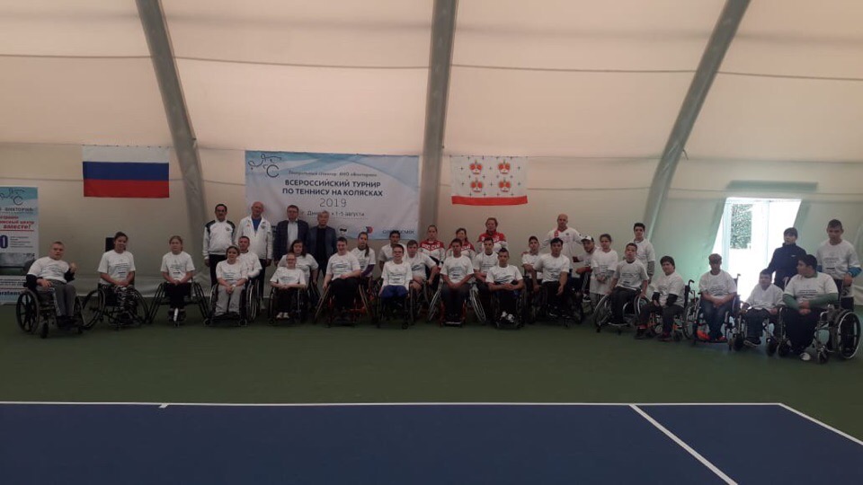 А.А. Строкин в г. Дмитрове (Московская область) принял участие в церемонии открытия и просмотре Всероссийских соревнований по теннису на колясках