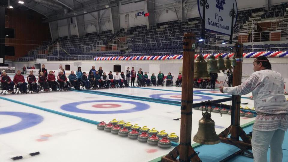 Церемония открытия чемпионата России по керлингу на колясках состоялась в г. Сочи