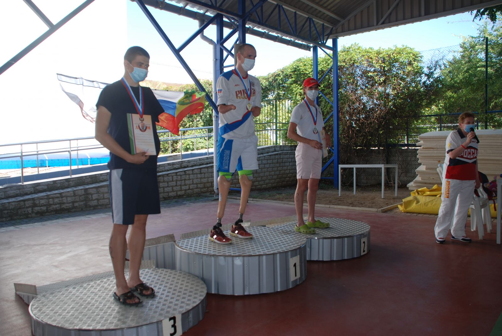 В г. Евпатории (Республика Крым) Всероссийская федерация спорта лиц с поражением опорно-двигательного аппарата провела чемпионат России по паратриатлону