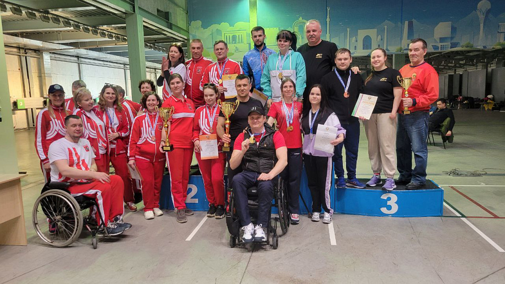 Сборная команда Белгородской области стала победителем общекомандного зачета чемпионата России по пулевой стрельбе