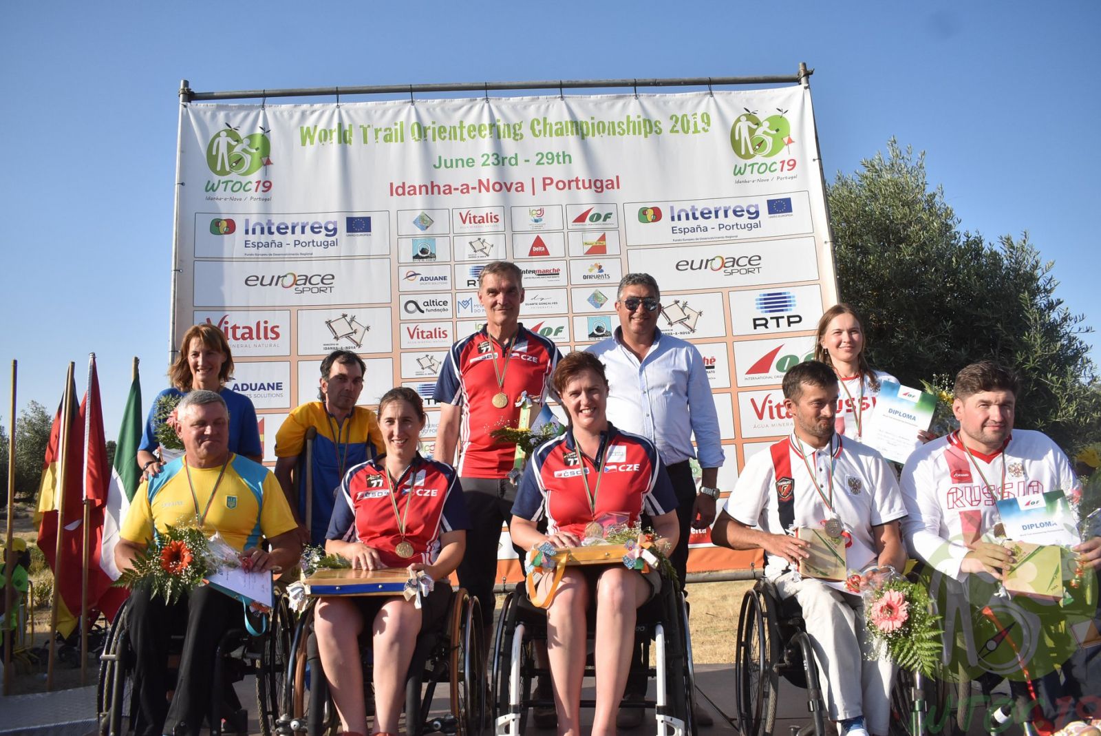 Серебряную и бронзовую медали завоевала сборная команда России по спортивному ориентированию спорта лиц с ПОДА на чемпионате мира в Португалии