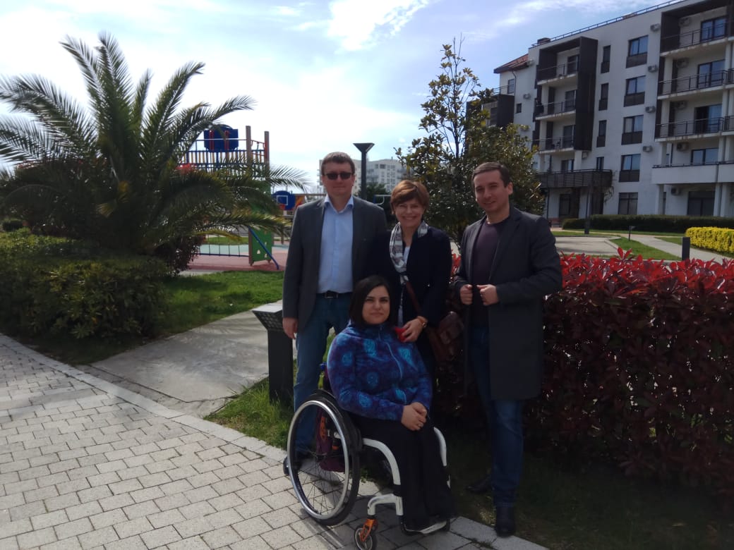 А.А. Строкин, Е.Б. Белкина в г. Сочи встретились с руководителем службы организации и проведения спортивных мероприятий ФГБУ «Юг Спорт» Е.А. Бондаренко для обсуждения возможного проведения ЧМ по фехтованию на колясках и Всемирных игр IWAS в 2021 году