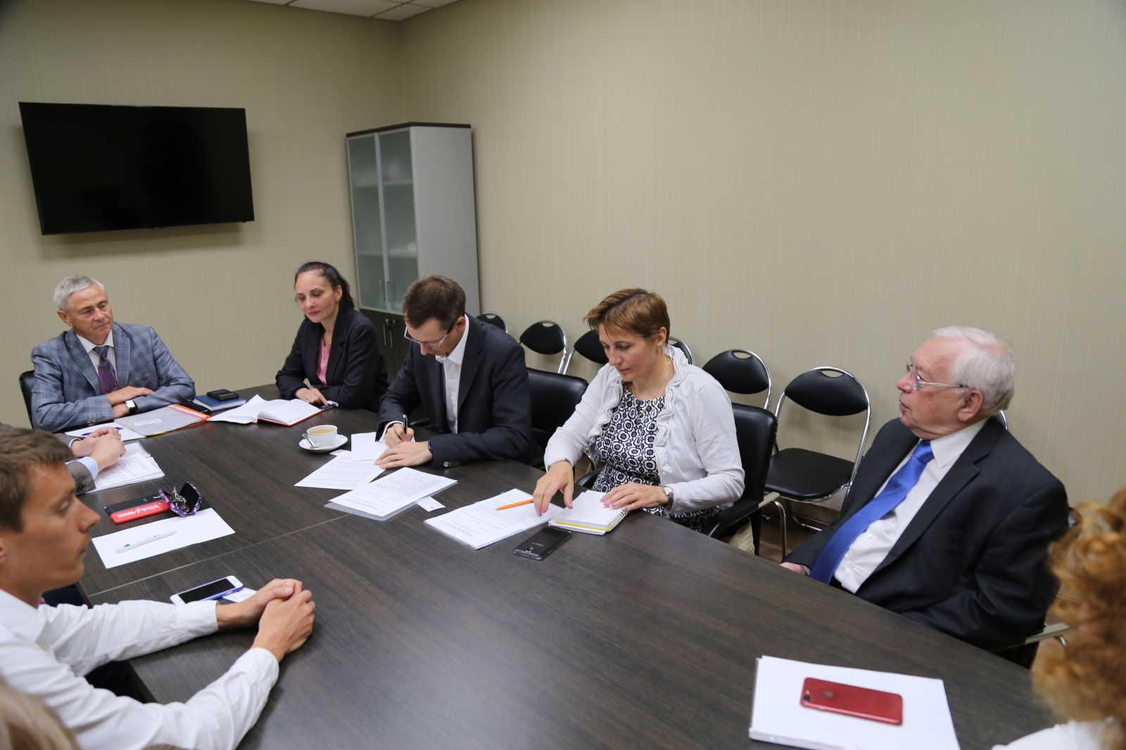 А.А. Строкин, П.А. Рожков провели совещание с президентом Федерации триатлона России П.В. Ивановым