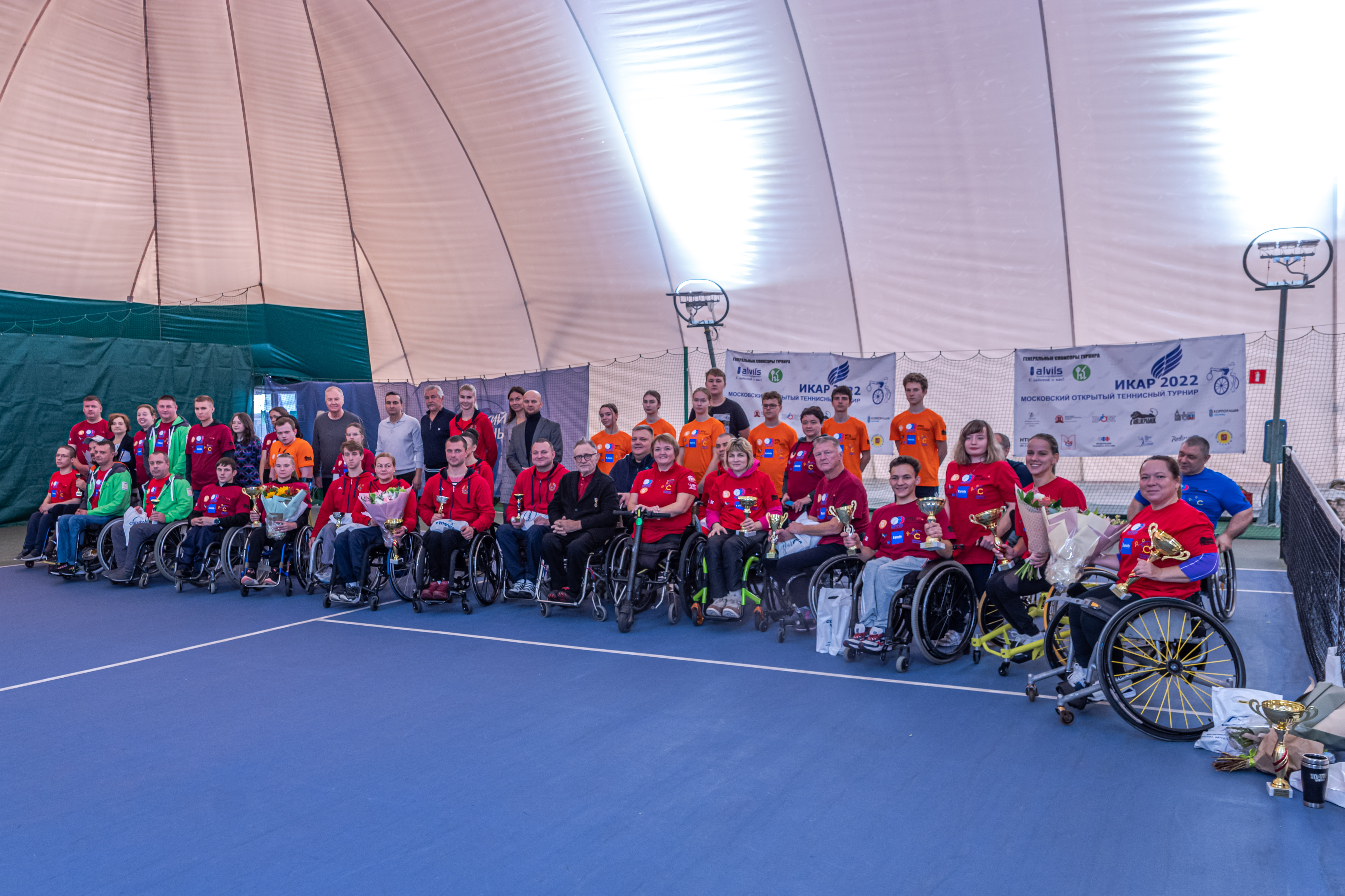  В Москве состоялся международный турнир по теннису на колясках «Икар-2022»