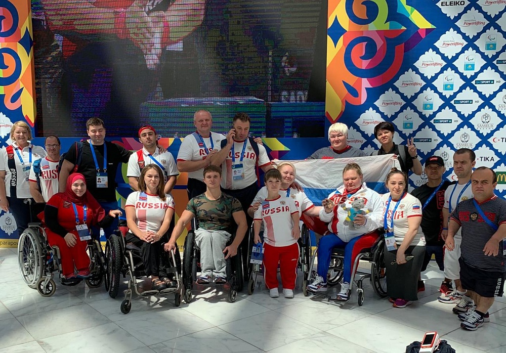 2 золотые и 2 бронзовые медали завоевали российские спортсмены на чемпионате мира по пауэрлифтингу спорта лиц с ПОДА в Казахстане