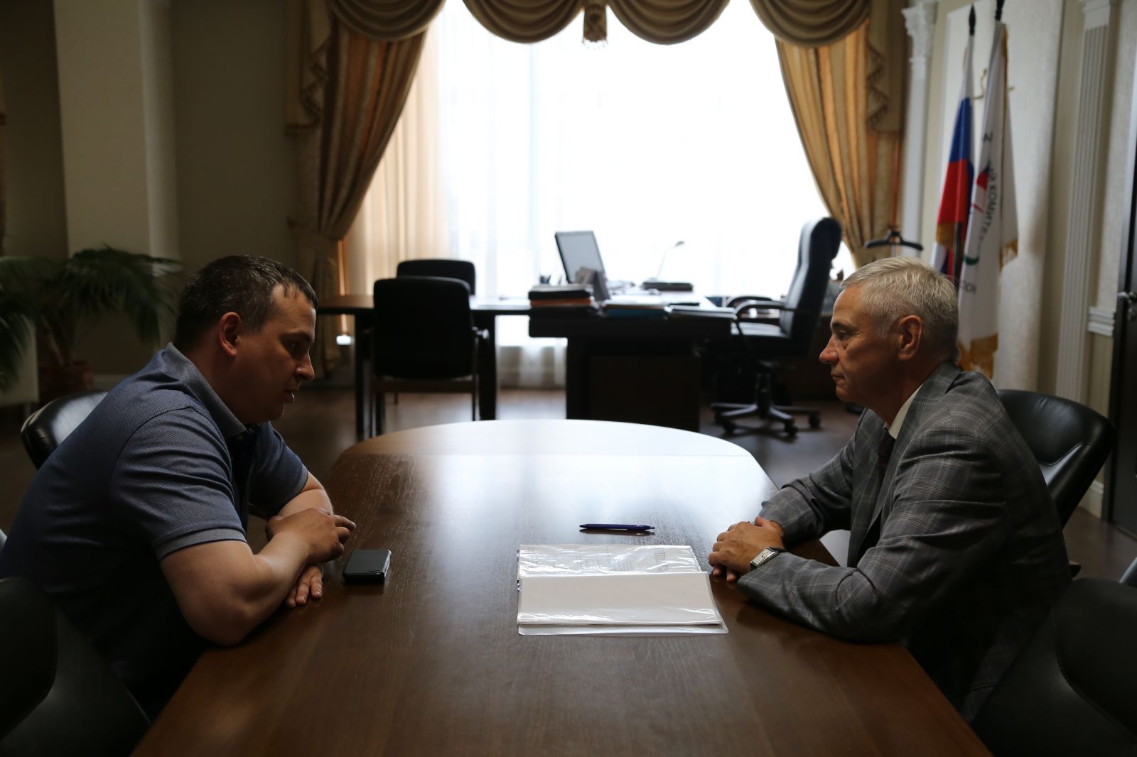 П.А. Рожков в офисе ПКР провел рабочую встречу с директором Департамента по физической культуре и спорту Ямало-Ненецкого автономного округа А.В. Масановым