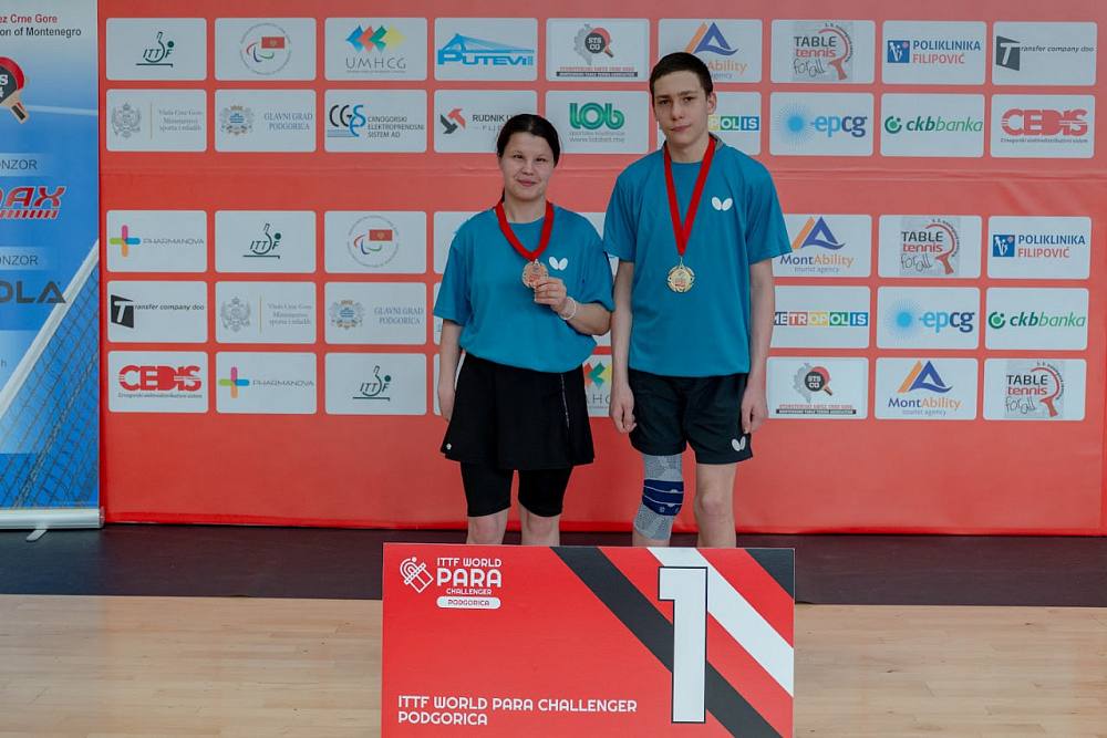 Российские спортсмены с поражением ОДА завоевали 6 медалей на международных соревнованиях по настольному паратеннису