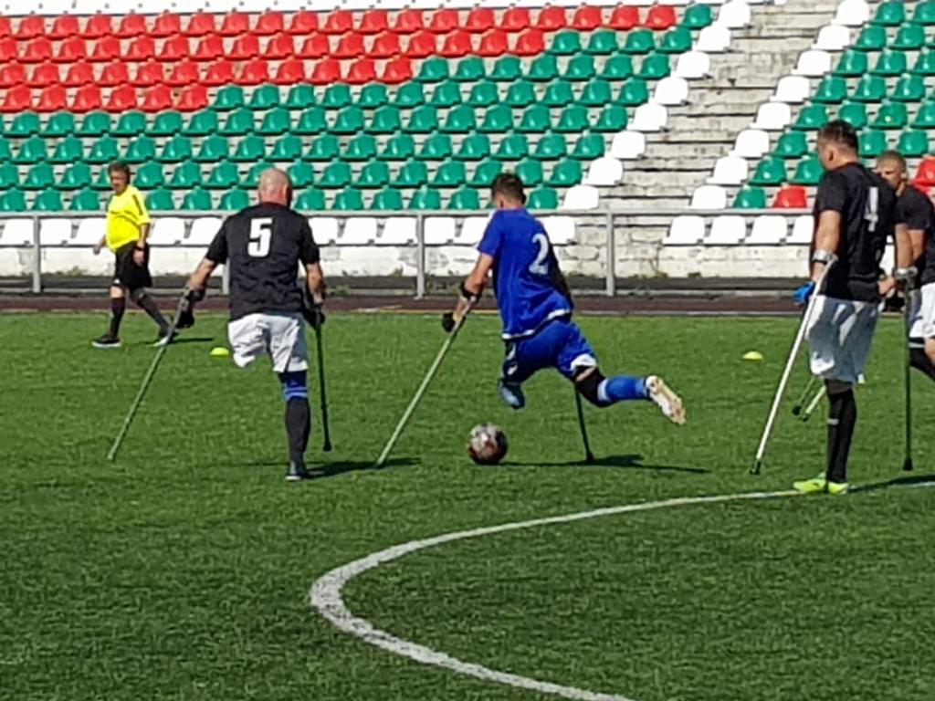 Команда «Динамо» стала победителем I круга чемпионата России по футболу ампутантов в Раменском