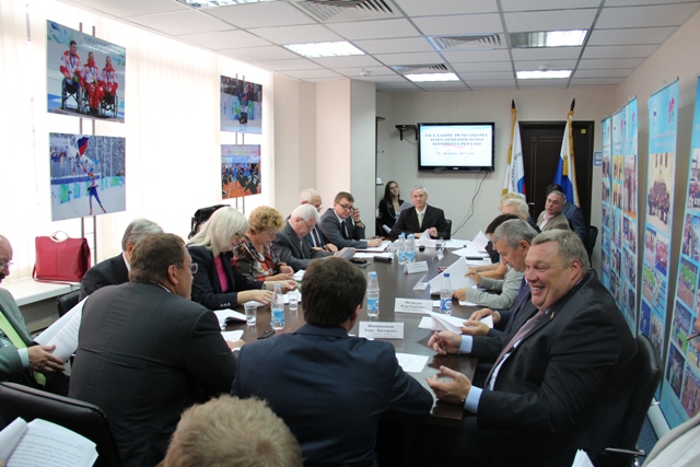 Руководители Всероссийской федерации спорта лиц с ПОДА в офисе Паралимпийского комитета России (ПКР)  приняли участие  в заседании Исполкома ПКР