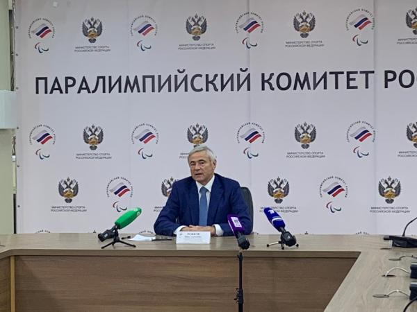 П.А. Рожков в офисе ПКР провел пресс-конференцию с участием представителей ведущих российских СМИ по вопросам заключительных этапов подготовки к XVI Паралимпийским летним играм в г. Токио