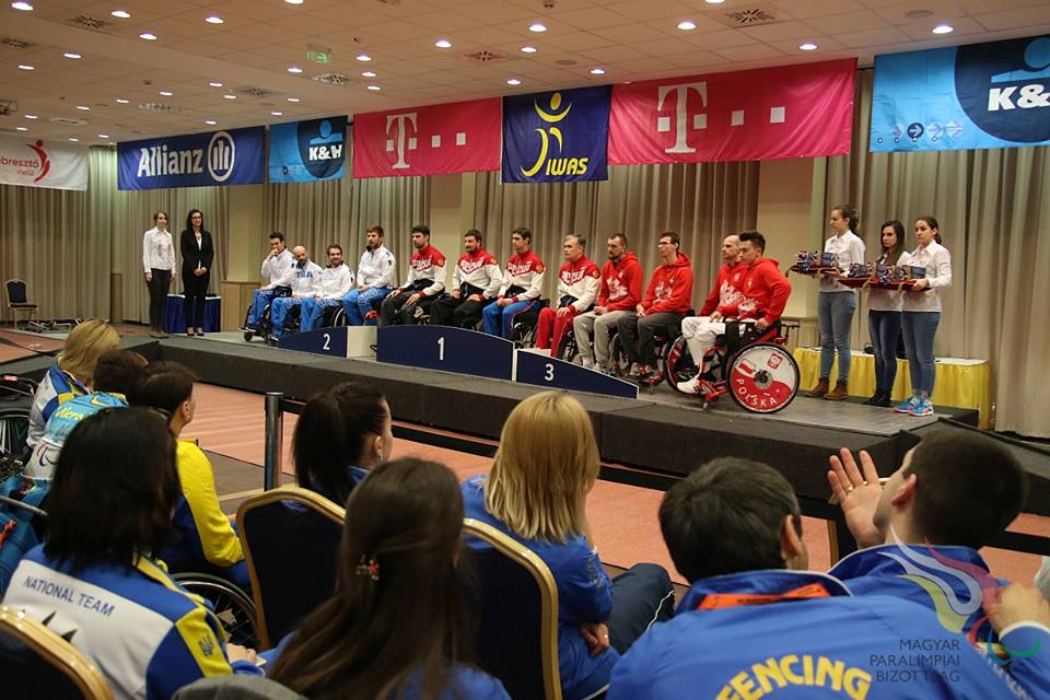 2 золотые 2 серебряные и 7 бронзовых медалей завоевали российские спортсмены на Кубке мира по фехтованию на колясках в Венгрии