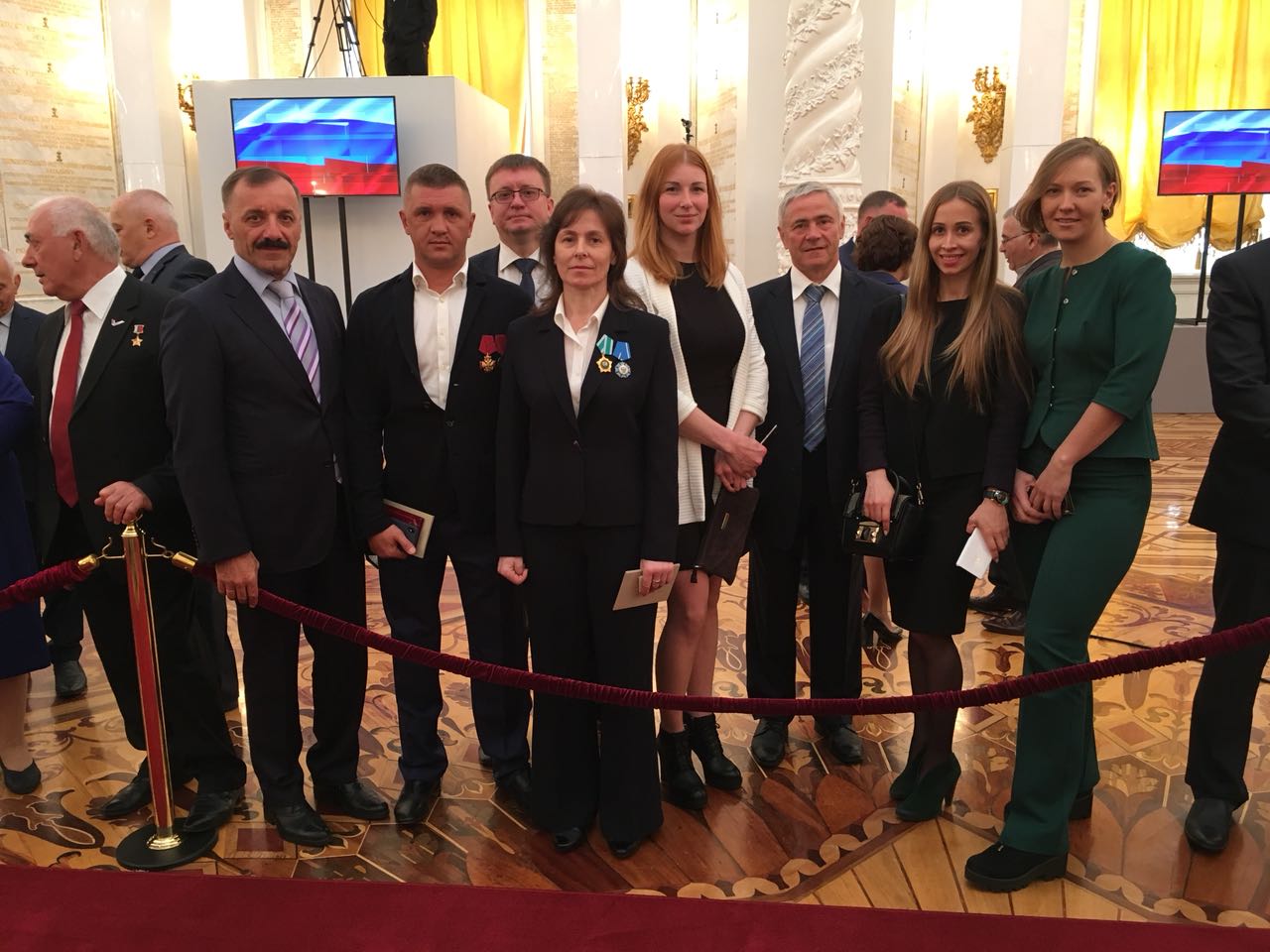 А.А. Строкин, П.А. Рожков многократные чемпионы Паралимпийских игр в Кремле приняли участие в инаугурации Президента РФ В.В. Путина