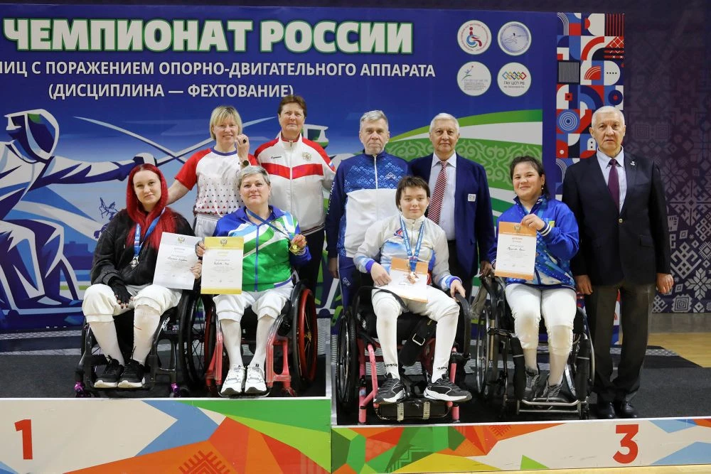 Второй день чемпионата России по фехтованию спорта лиц с поражением ОДА завершился в Уфе!