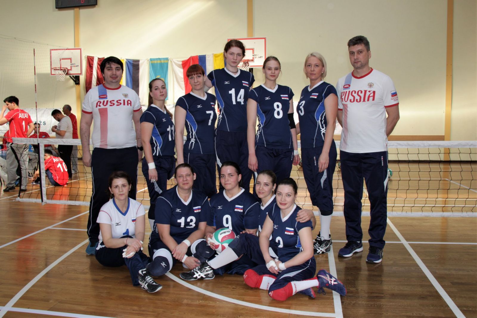 Женская сборная команда России по волейболу сидя заняла 6-е место на международных соревнованиях «Кубок Риги»