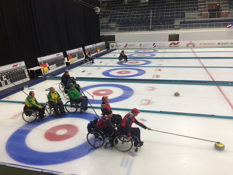 Сборная Московской области стала победителем чемпионата России по керлингу на колясках в Сочи