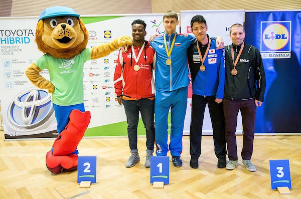 2 золотые, 4 серебряные и 8 бронзовых медалей завоевали российские спортсмены на международных соревнованиях по настольному теннису спорта лиц с ПОДА в Словении