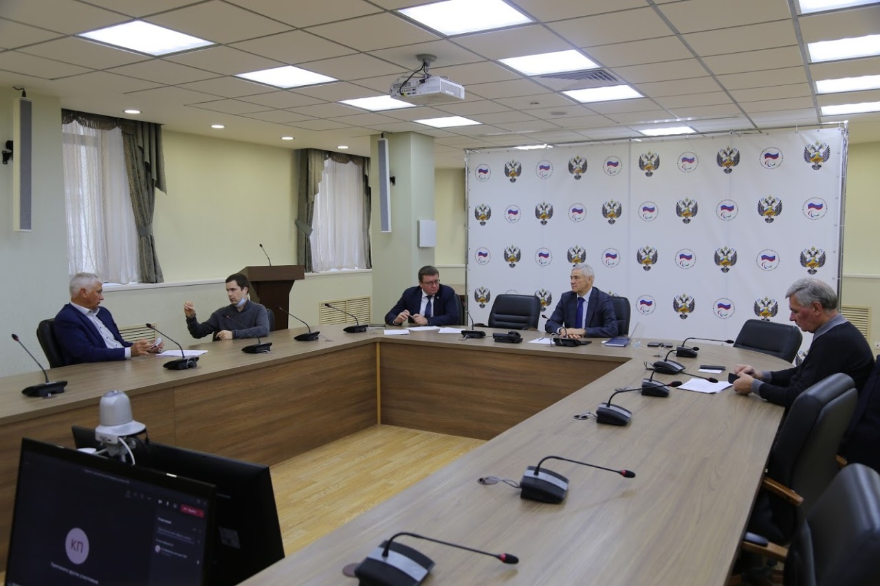 П.А. Рожков в офисе ПКР провел рабочую встречу с президентом Сурдлимпийского комитета России А.Н. Романцовым