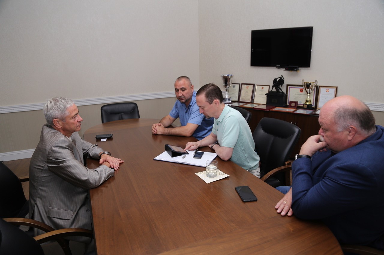 П.А. Рожков в офисе ПКР встретился с Министром физической культуры и спорта Ульяновской области Н.А. Шамсутдиновым