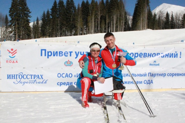 Результаты первого соревновательного дня чемпионата России по лыжным гонкам и биатлону среди спортсменов с поражением опорно- двигательного аппарата  в г. Сочи