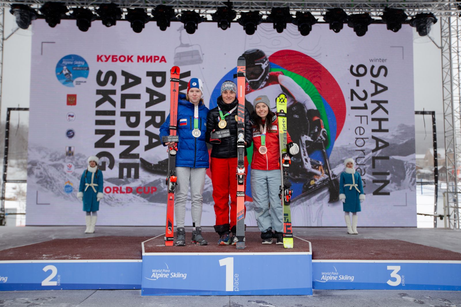 3 серебряные и 6 бронзовых медалей завоевала сборная России по итогу 3-х соревновательных дней 4-го этапа Кубка мира по горнолыжному спорту МПК в Южно-Сахалинске
