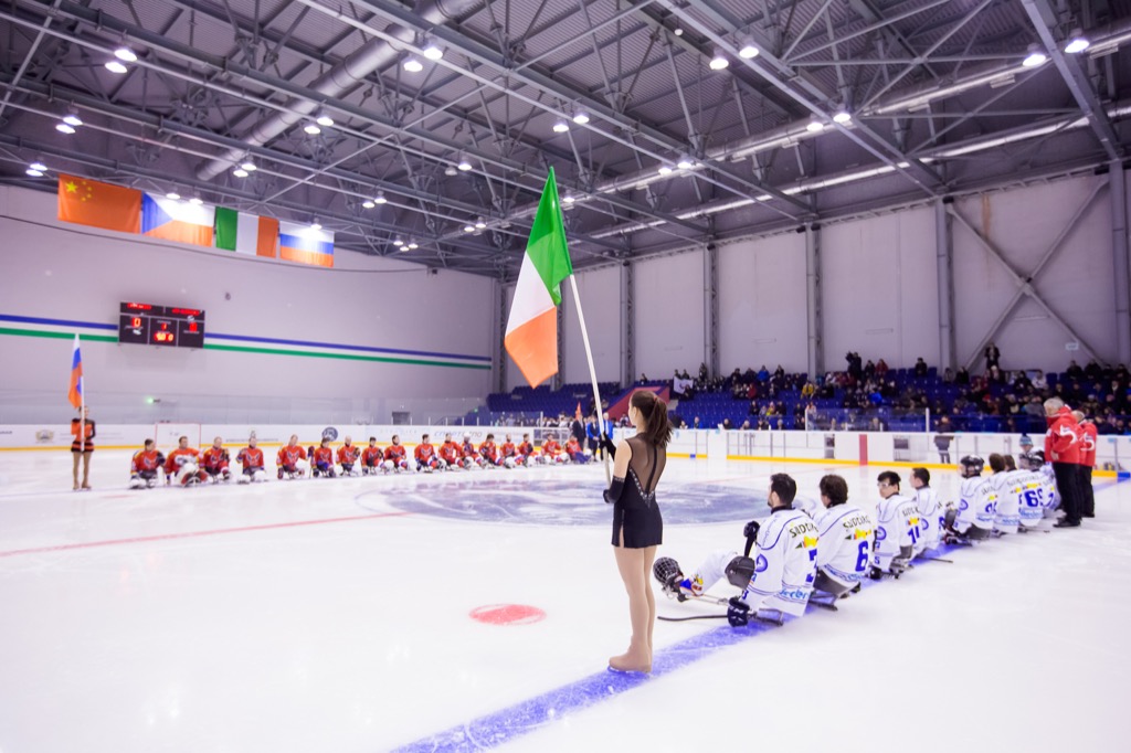 Л.Н. Селезнев принял участие в церемонии открытия Традиционного международного турнира – Кубок континента по хоккею-следж