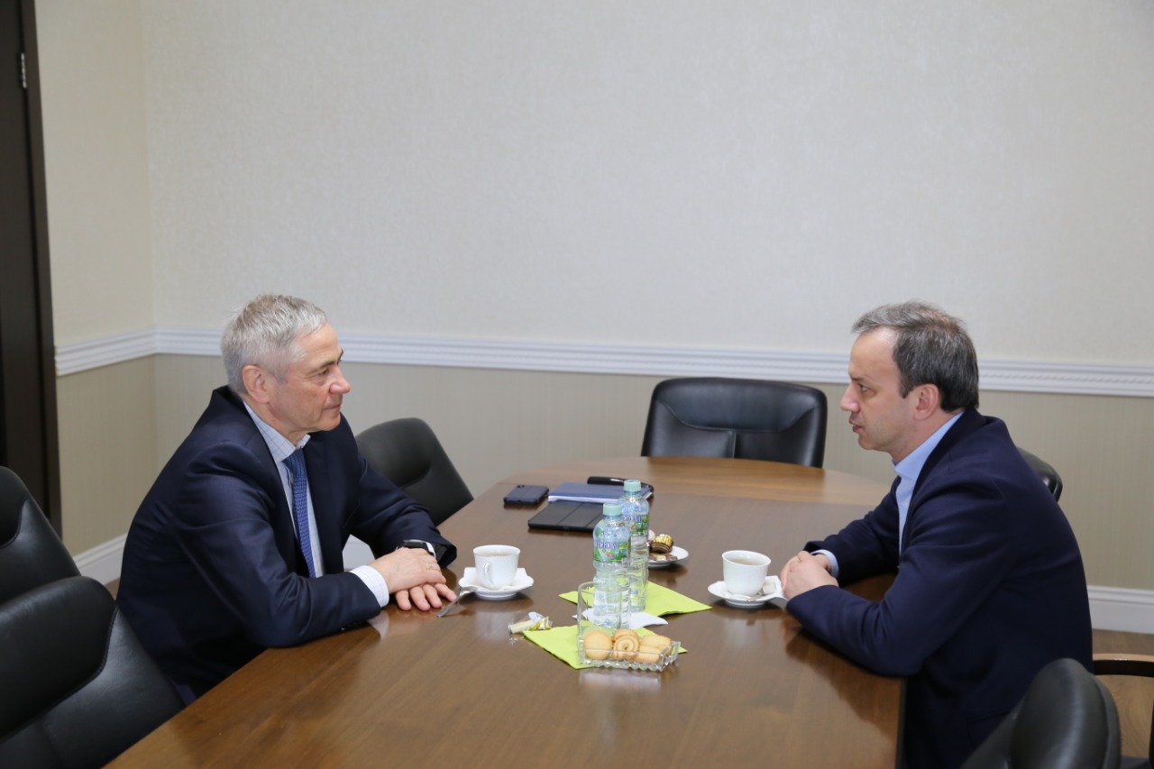 П.А. Рожков в офисе ПКР встретился с Президентом Международной шахматной федерации А.В. Дворковичем