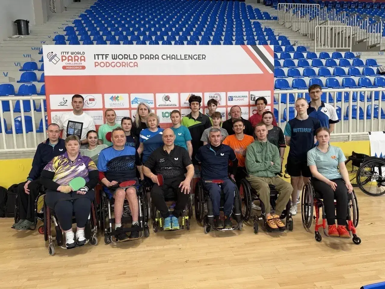 Сборная команда России по настольному теннису спорта лиц с поражением ОДА прибыла в Черногорию для участия в международных соревнованиях!