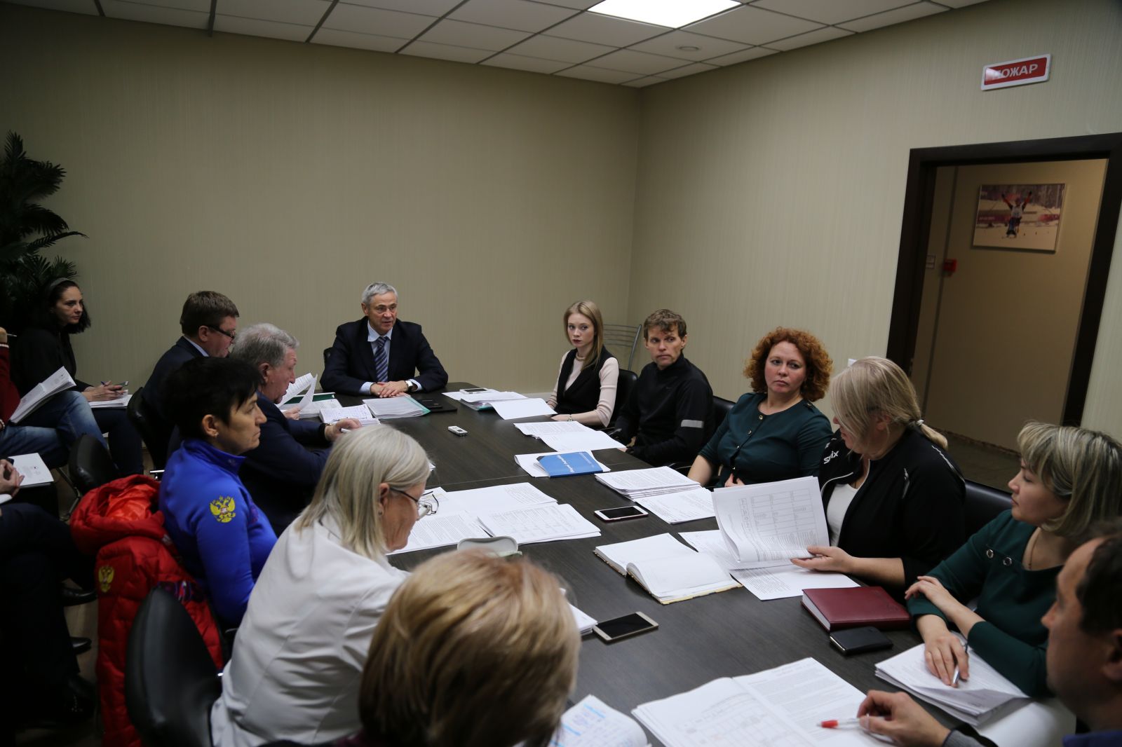 П.А. Рожков в офисе ПКР провел заседание Бюро рабочей группы ПКР по подготовке к участию в XII Паралимпийских зимних играх 2018 года в г. Пхёнчхан (Республика Корея)