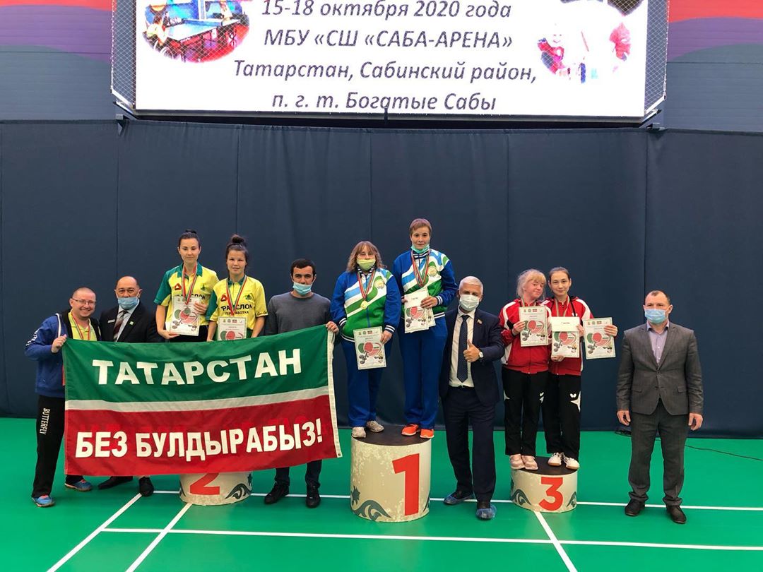 Определены победители Всероссийских соревнований «Кубок Татарстана» по настольному теннису спорта лиц с ИН и ПОДА