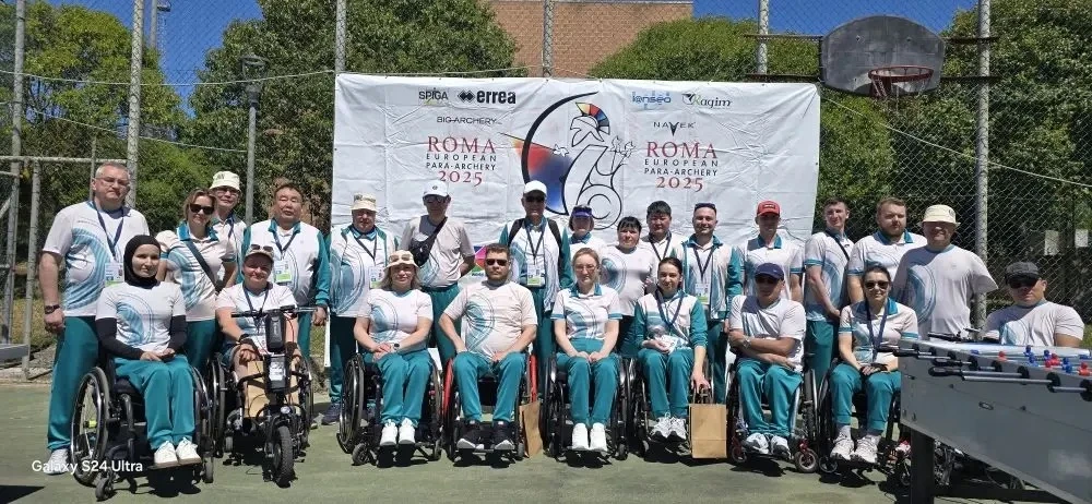  Сборная команда России по стрельбе из лука спорта лиц с поражением ОДА на чемпионате Европе!